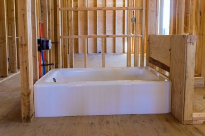 Indoor Bathtub Setup